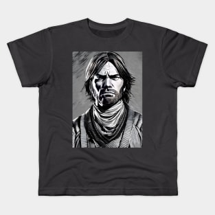 Red Dead Redemption - Outlaw Portrait Kids T-Shirt